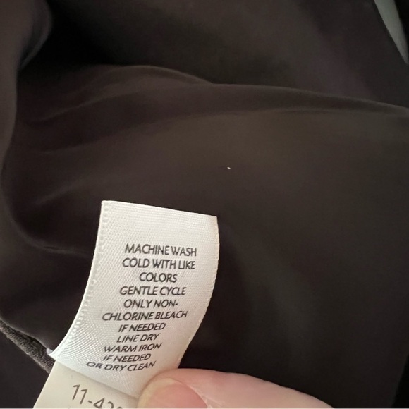 J. Jill Washable Wool Two-Button Blazer Brown Size 10 - Picture 9 of 12